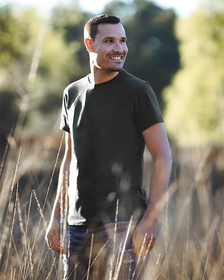 TreeShirt Plain Ash Green - TSHIRT - NIKIN