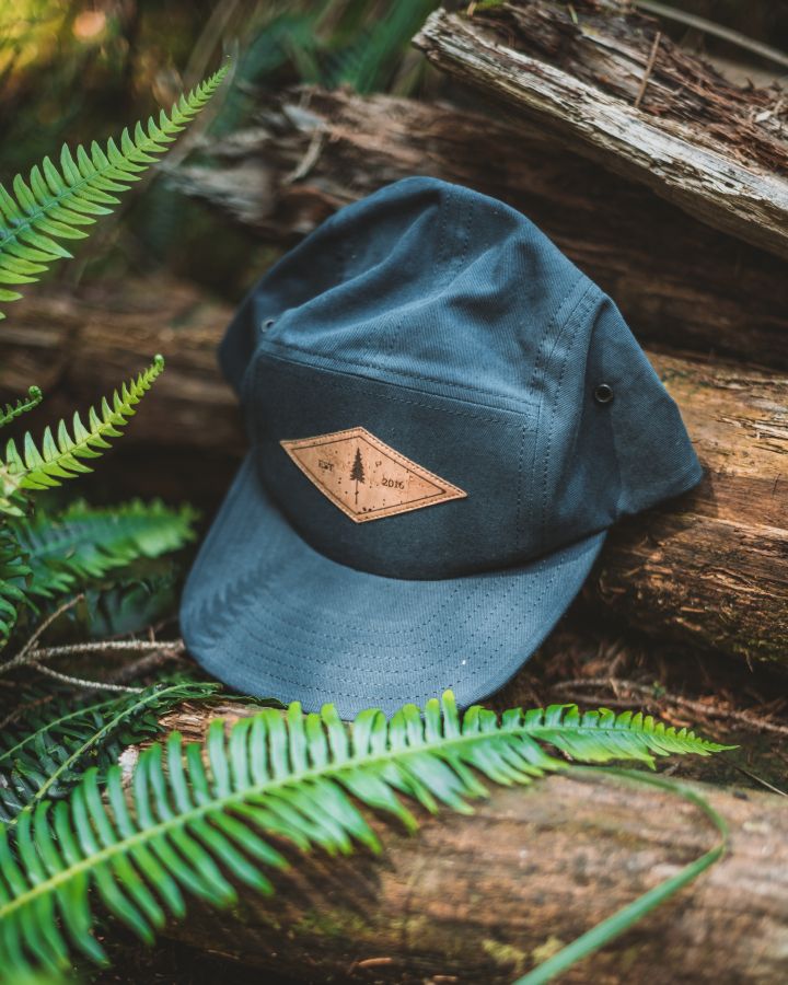 TreeCap 5Panel Cork Navy - CAP - NIKIN