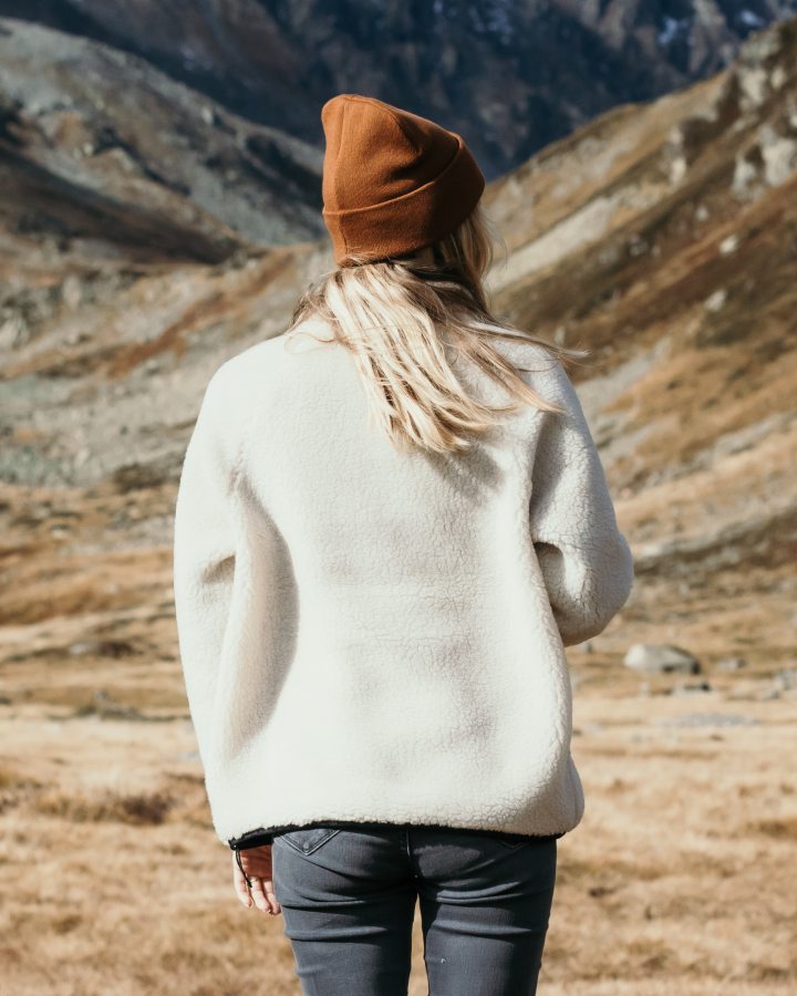 TreeFleece Pull Teddy Femme Chalk - PULLOVER - NIKIN