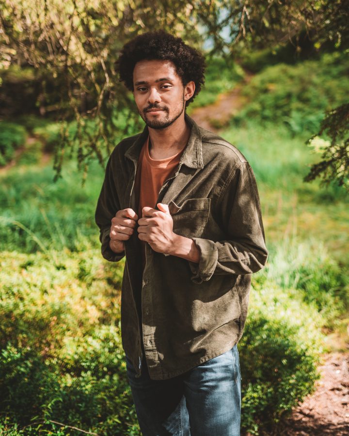 TreePlanter Overshirt Corduroy Grape Leaf - SHIRT - NIKIN