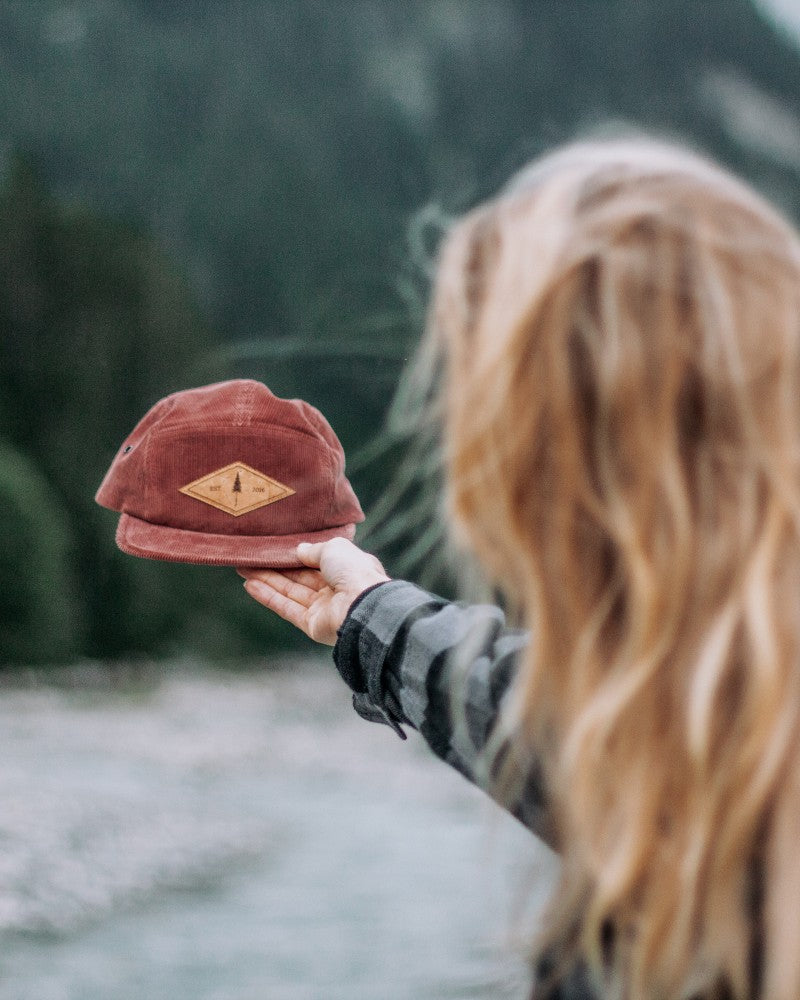 TreeCap 5 Panel Cord Chestnut