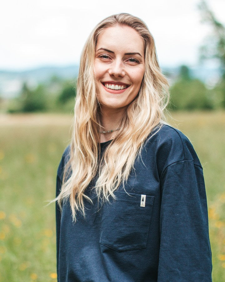 TreeShirt Mono manches longues Pocket Relaxed Dark Navy