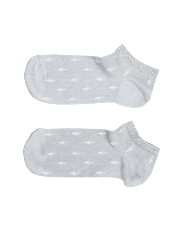 TreeSocks Short Allover Light Grey - CHAUSSURES - NIKIN