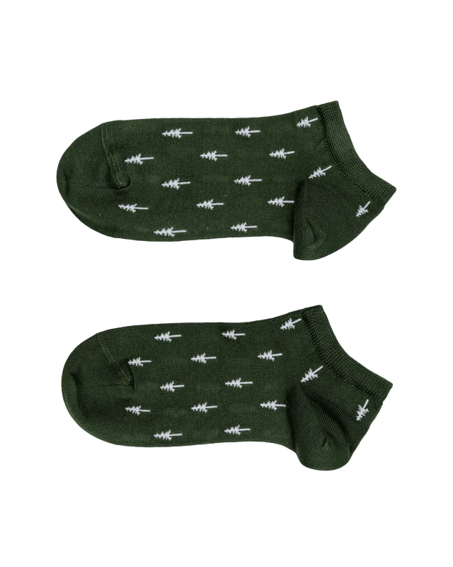 TreeSocks Short Allover Green - CHAUSSURES - NIKIN