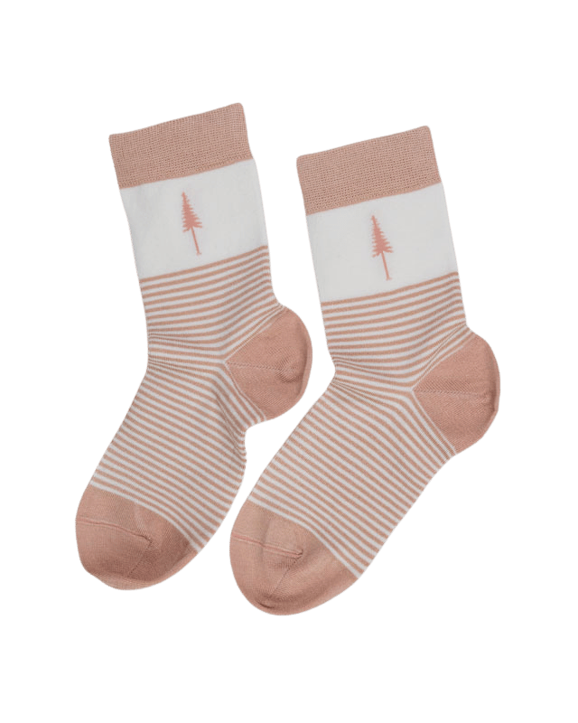 TreeSocks Standard Stripes Rose - SOCKS - NIKIN
