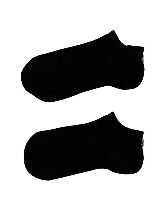 TreeSocks Short Heel Black - SOCKS - NIKIN