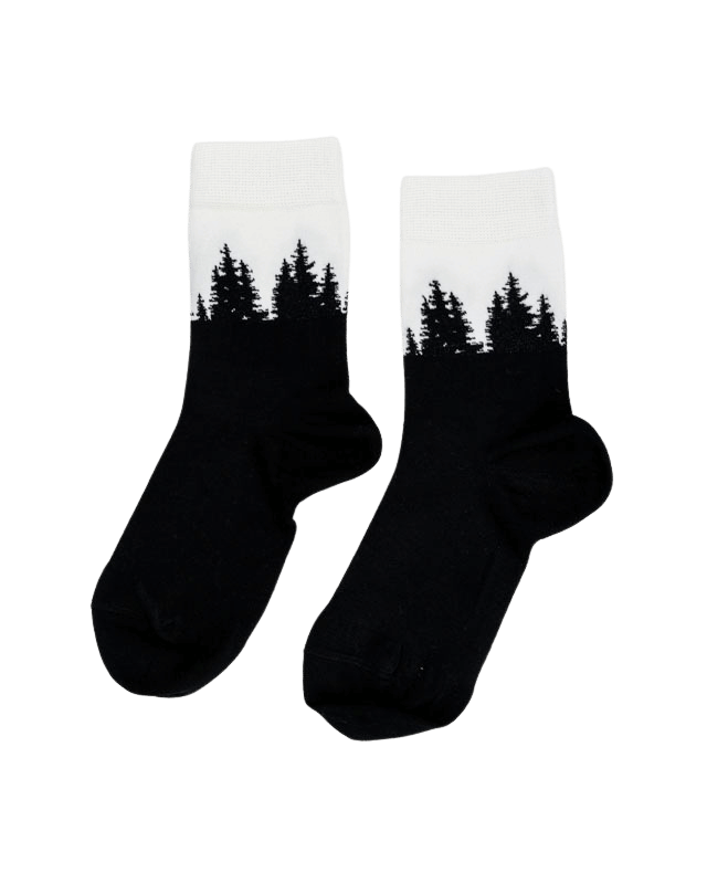TreeSocks Standard Forest Black - SOCKS - NIKIN