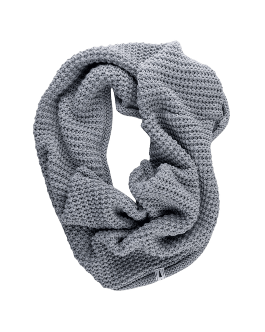 TreeScarf Tube Light Grey Mel - SCARF - NIKIN