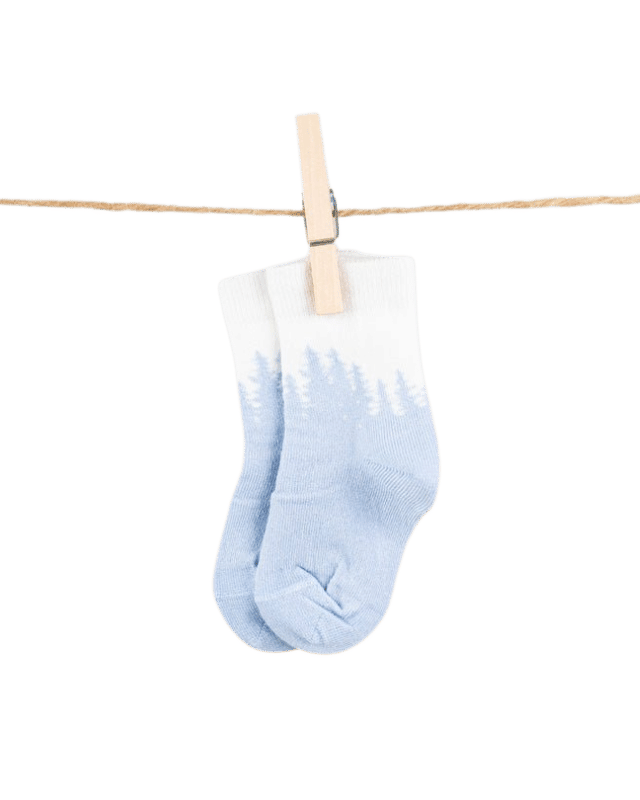 TreeSocks Kids Forest Light Blue - SOCKS - NIKIN
