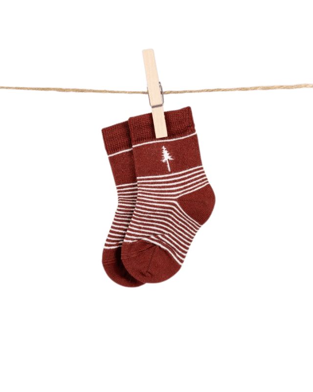 TreeSocks Kids Stripes Red - CHAUSSURES - NIKIN