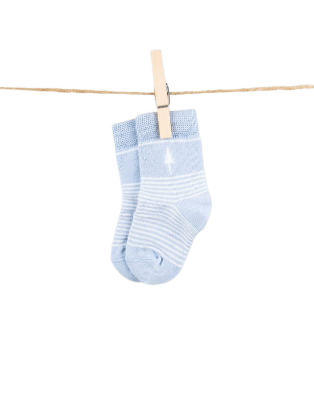 TreeSocks Kids Stripes Light Blue - CHAUSSURES - NIKIN