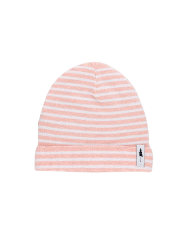 Treeanie bébé bambou rose-blanc - BEANIE - NIKIN