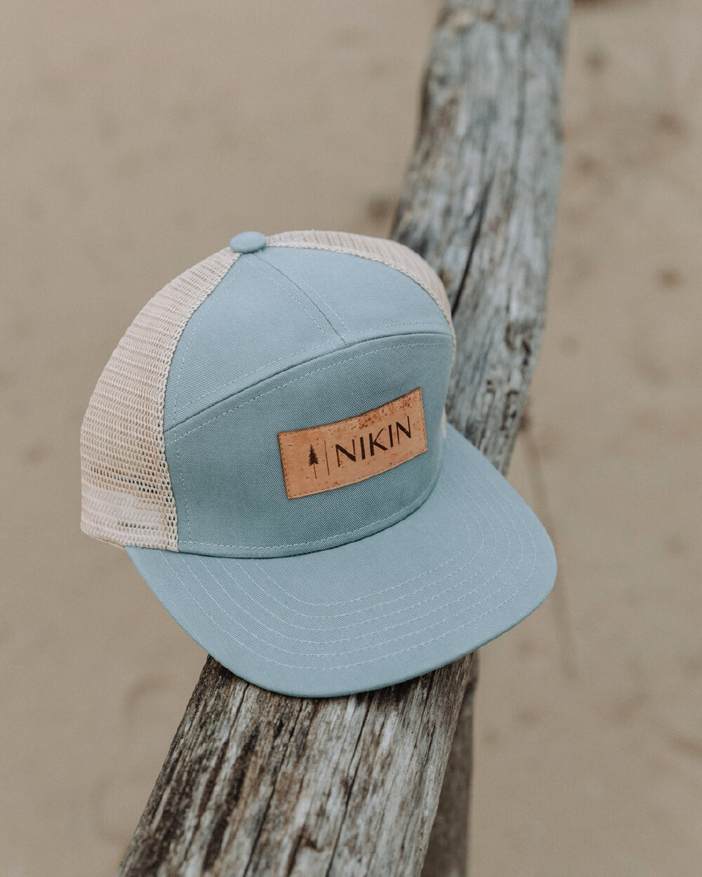 TreeCap 7Panel Trucker NIKIN Cork Elemental Blue - CAP - NIKIN
