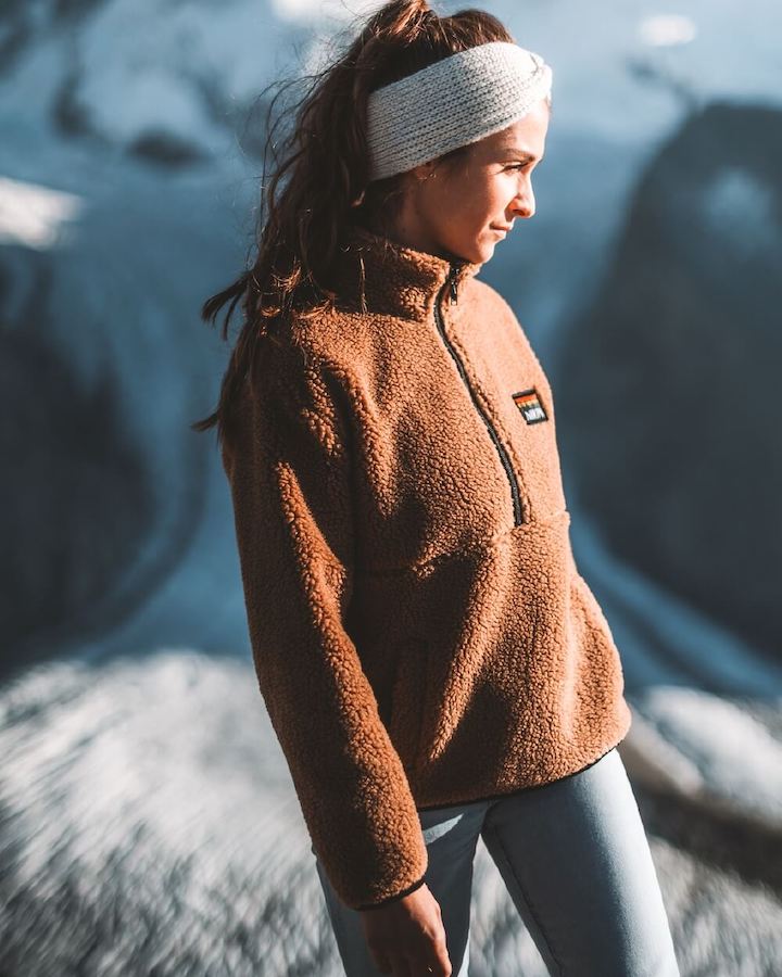 TreePull Fleece Femme Caramel - PULLOVER - NIKIN