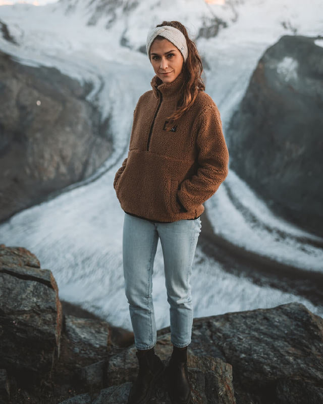 TreePull Fleece Femme Caramel - PULLOVER - NIKIN