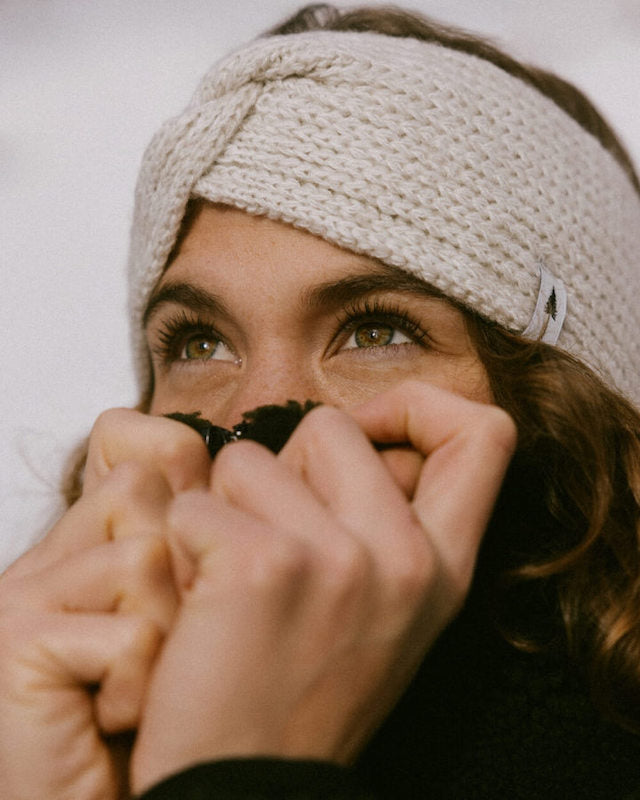 TreeHeadband Twist Cosy Chalk Mel - HEADBAND - NIKIN