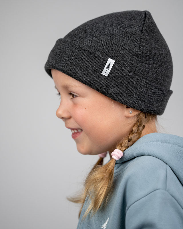 Treeanie Kids - Black Mel - BEANIE - NIKIN