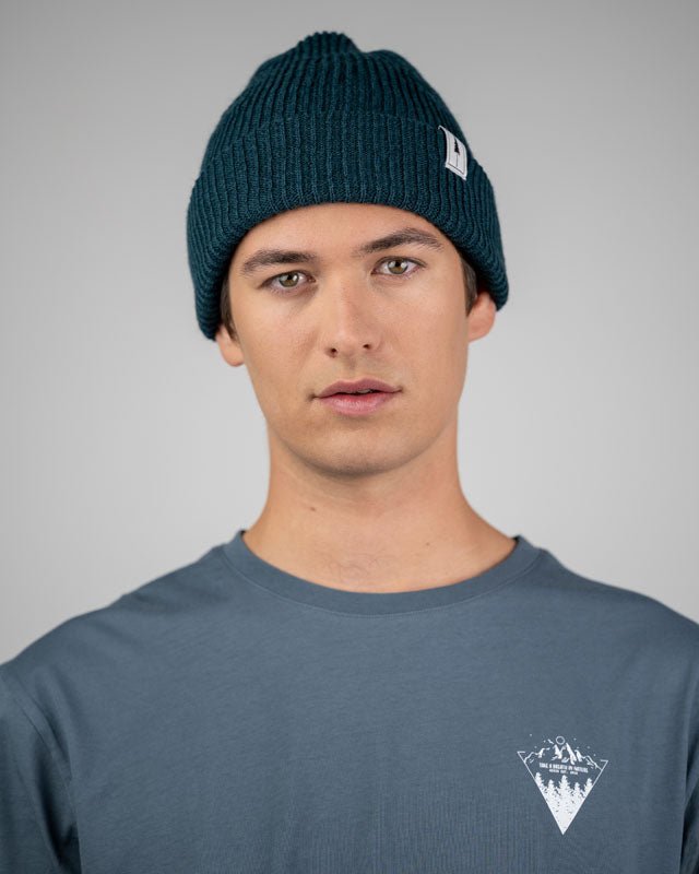 Treeanie Ribbed - Petrol - BEANIE - NIKIN