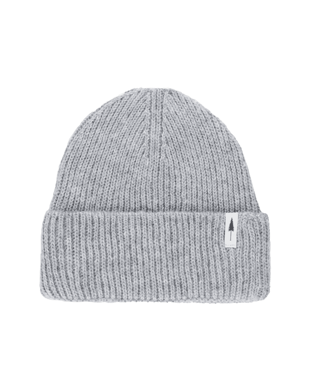 Treeanie Ribbed Cosy - Cool Grey Mel - BEANIE - NIKIN