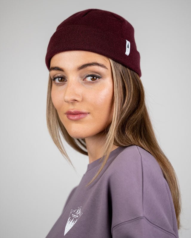 Treeanie Shorty - Bordeaux - BEANIE - NIKIN