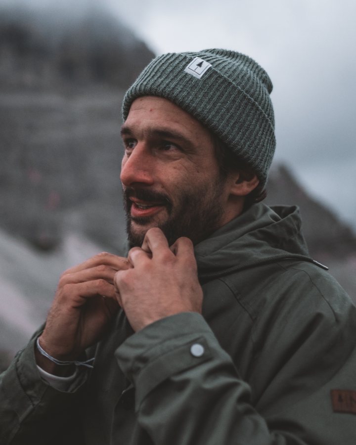 Treeanie Ribbed Sage - BEANIE - NIKIN