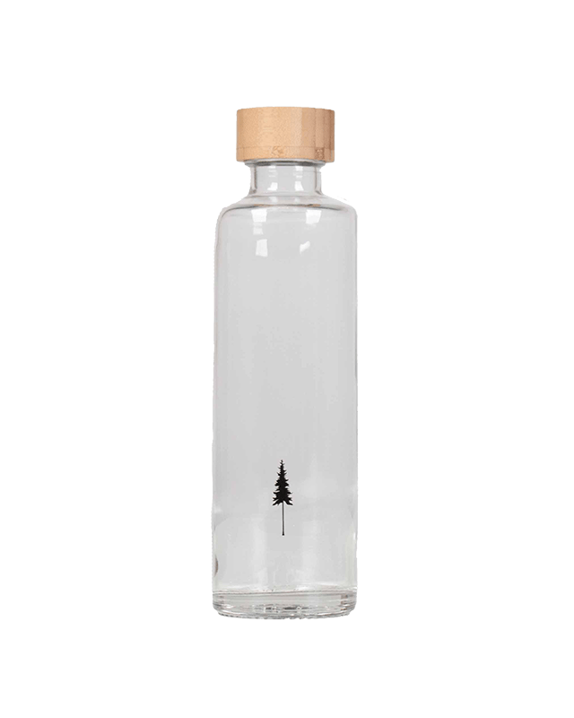 TreeBottle Glass Single - Black - BOTTLE - NIKIN