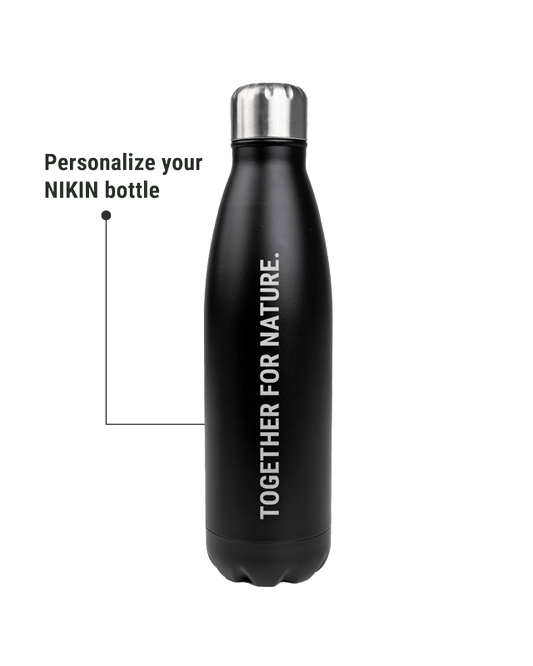 TreeBottle Personalized (big text) - Black - BOTTLE - NIKIN