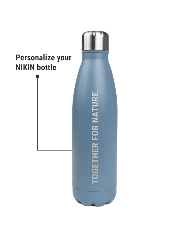 TreeBottle Personnalisé (big text) - Light Blue - BOTTLE - NIKIN