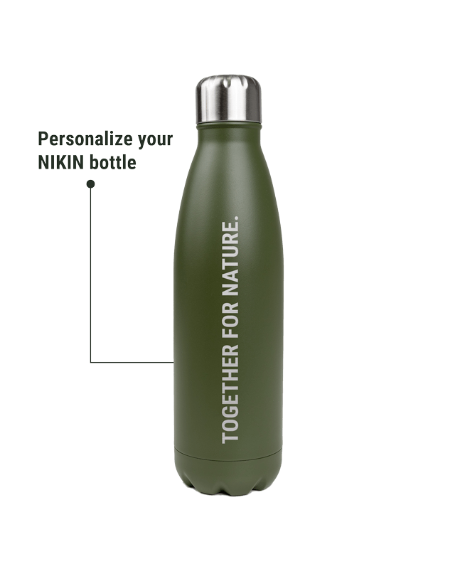 TreeBottle Personnalisé (big text) - Olive - BOTTLE - NIKIN