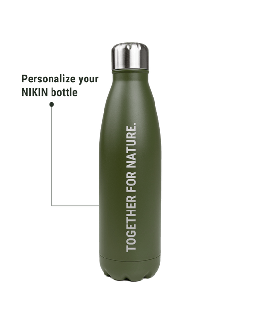 TreeBottle Personalized (big text) - Olive - BOTTLE - NIKIN