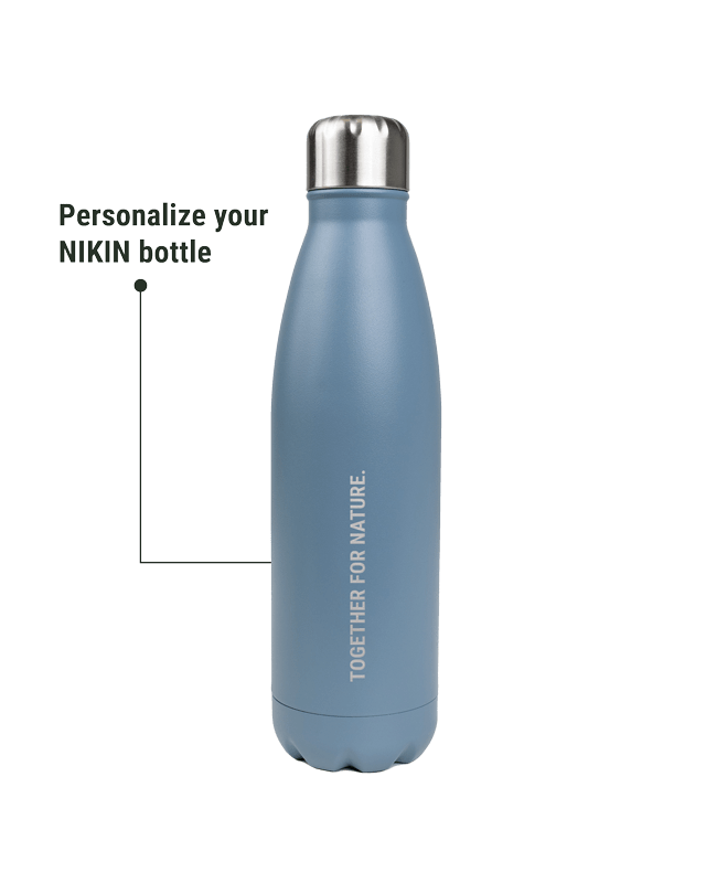 TreeBottle Personalized (small text) - Light Blue - BOTTLE - NIKIN