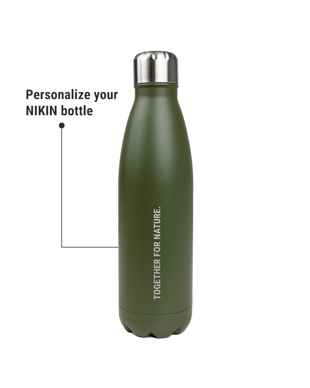 TreeBottle Personnalisé (petit texte) - Olive - BOTTLE - NIKIN