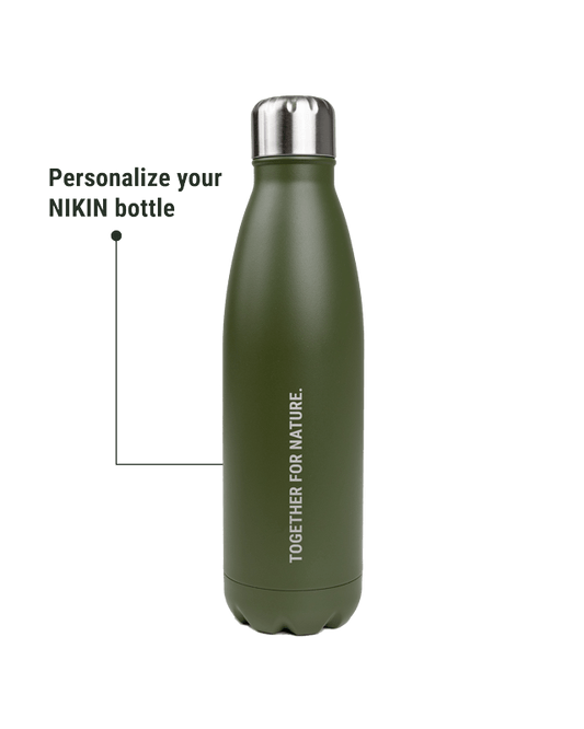 TreeBottle Personalized (small text) - Olive - BOTTLE - NIKIN