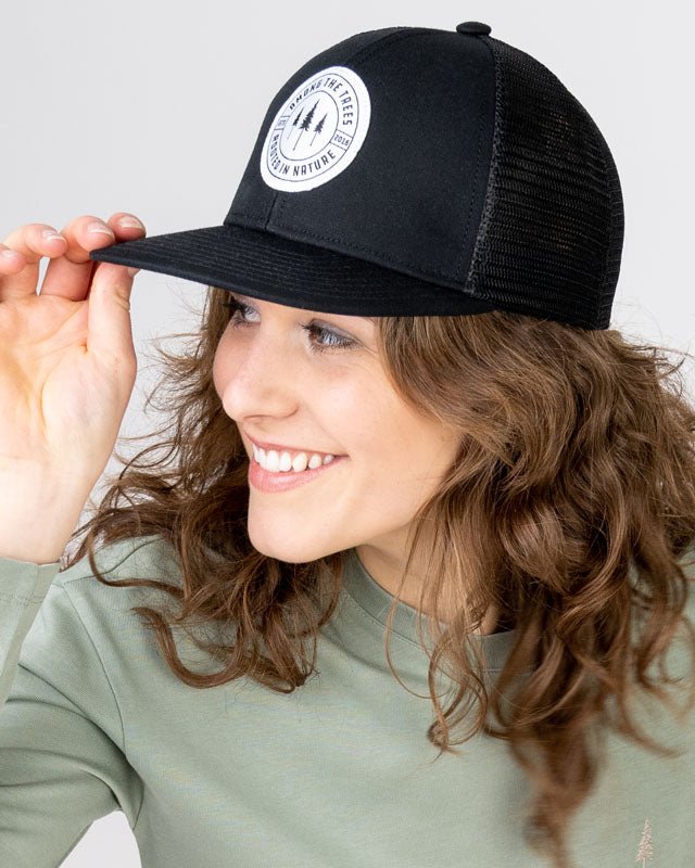 TreeCap Baseball Trucker Rooted - Black - CAP - NIKIN