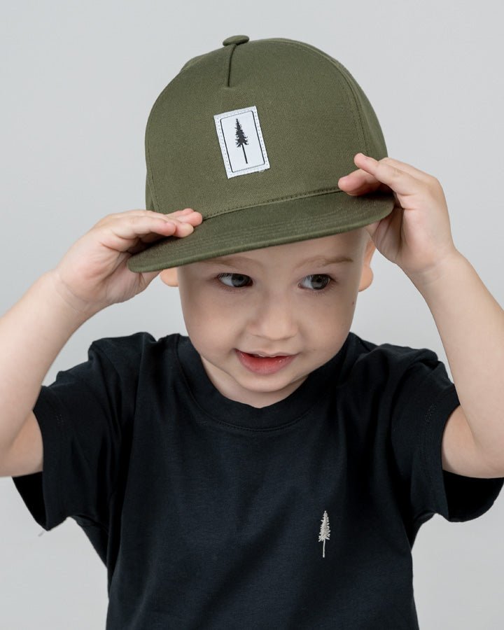 TreeCap Snap Classic Kids - Olive - CAP - NIKIN