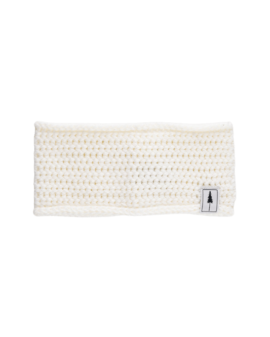 TreeHeadband Toison tricotée - Blanc - HEADBAND - NIKIN
