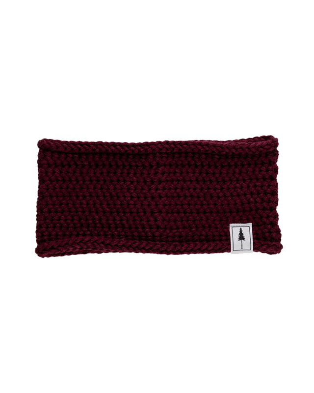 TreeHeadband Toison tricotée Bordeaux - HEADBAND - NIKIN