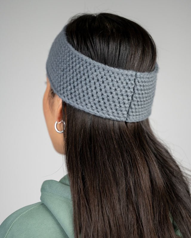 TreeHeadband Knitted Twist - Steel Blue - HEADBAND - NIKIN