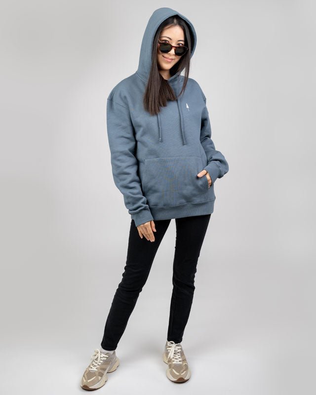 TreeHoodie Relaxed - Steel Blue - HOODIE - NIKIN