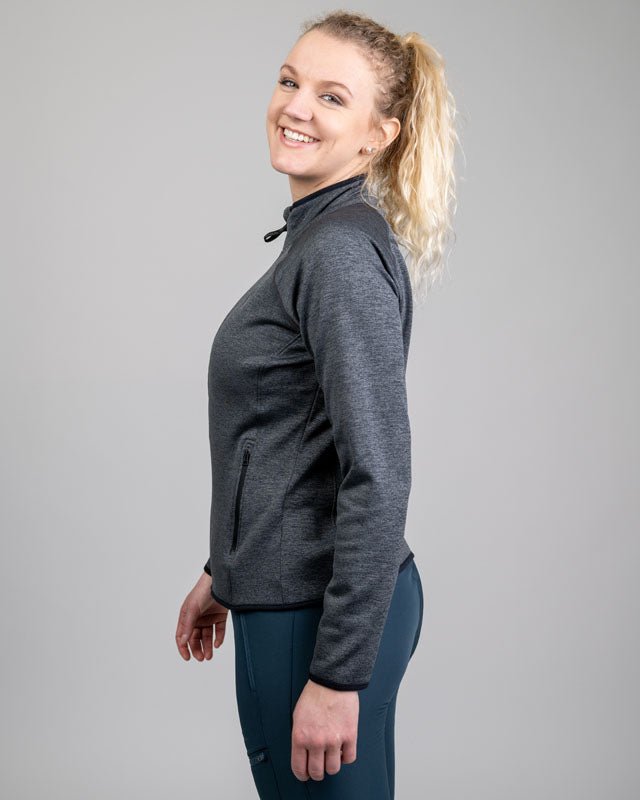 TreeJacket Fleece Outdoor Femme - Anthracite Mel - JACKET - NIKIN