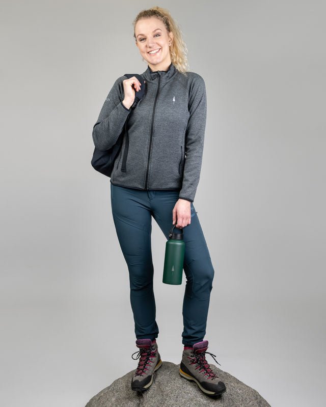 TreeJacket Fleece Outdoor Femme - Anthracite Mel - JACKET - NIKIN