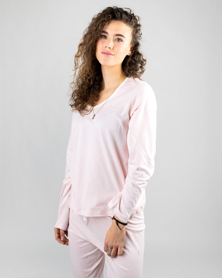 TreeJama Longsleeve Women - Rose - PYJAMA - NIKIN