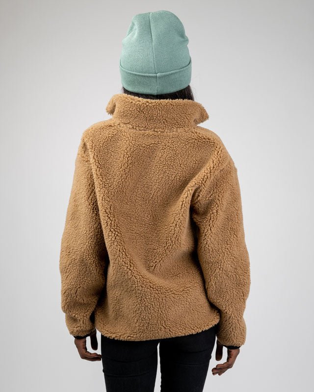 TreePullover Polaire Femme - Caramel - PULLOVERS - NIKIN