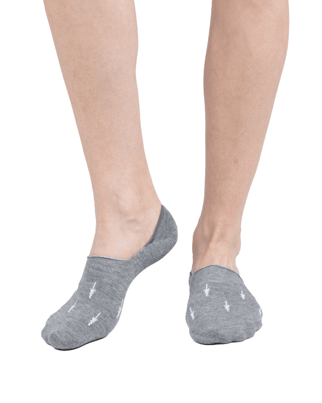 TreeSock ultrashort Allover - Grey - SOCKS - NIKIN