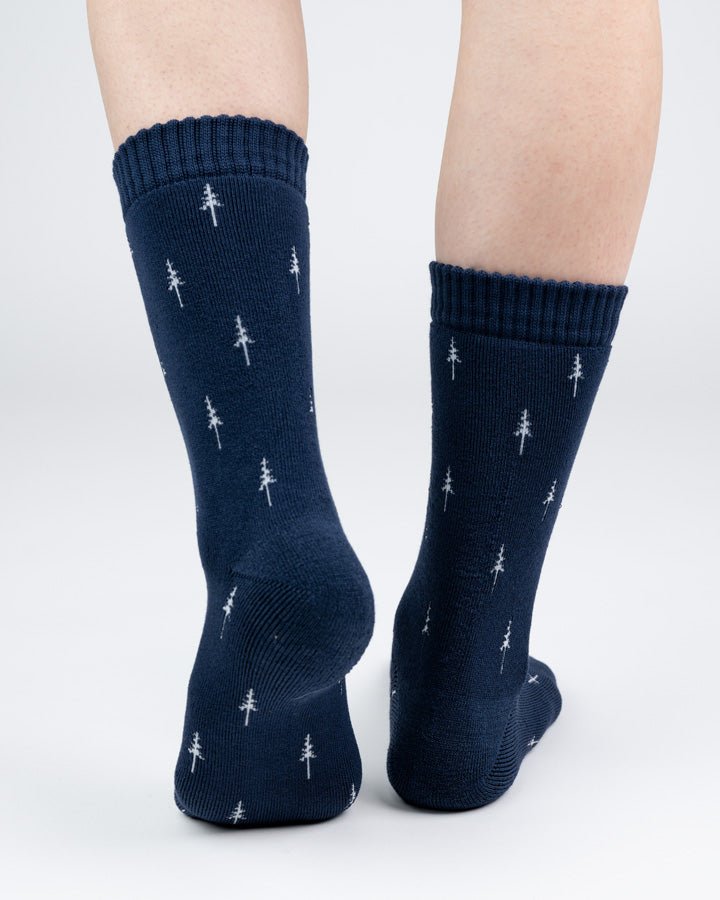 TreeSocks Cosy Allover - Navy - SOCKS - NIKIN