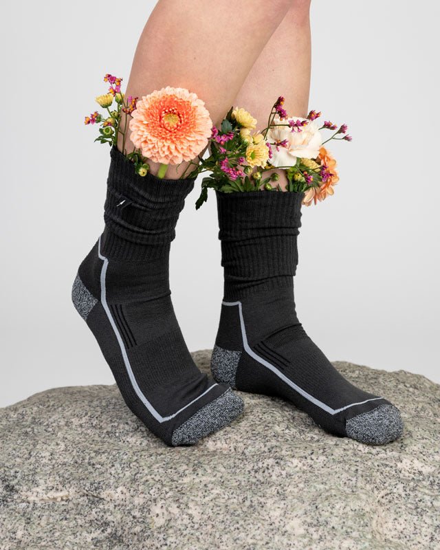 TreeSocks Hiking Anthracite - Anthracite - SOCKS - NIKIN