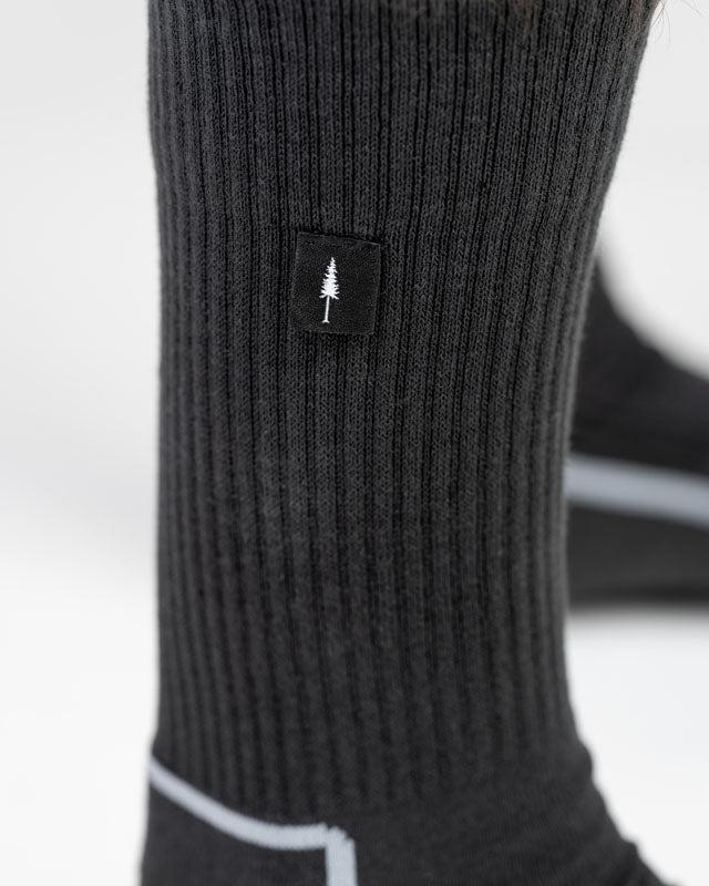 TreeSocks Hiking Anthracite - Anthracite - SOCKS - NIKIN