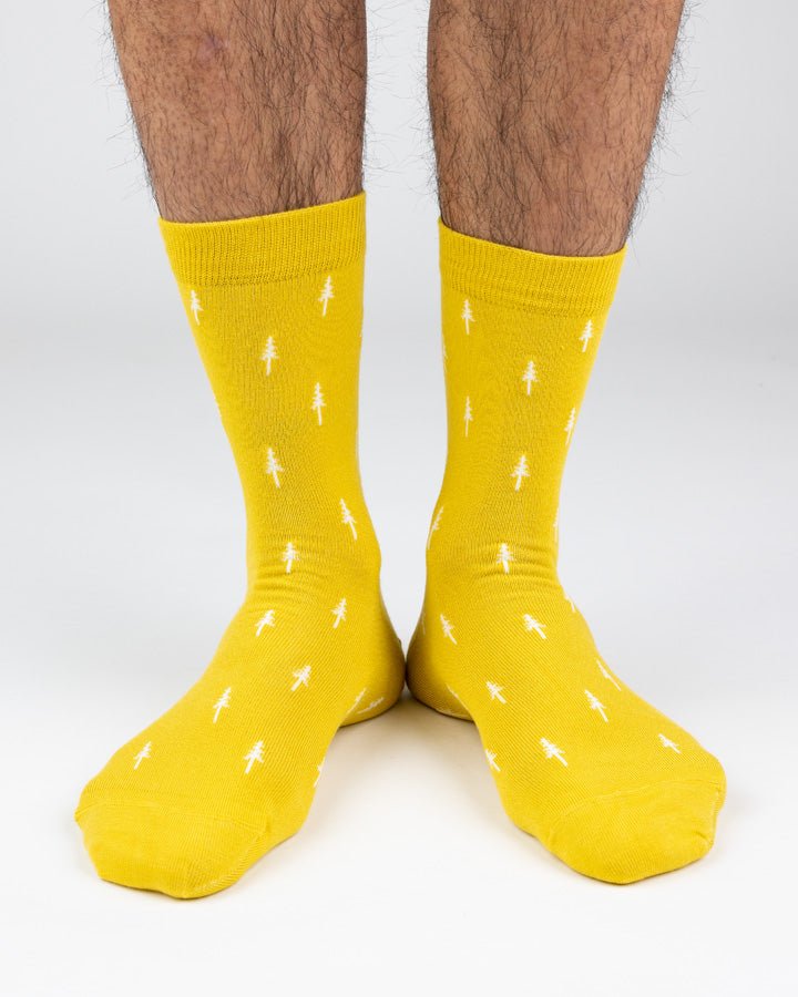 TreeSocks Standard Allover - Yellow - SOCKS - NIKIN