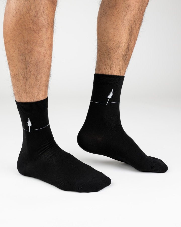 TreeSocks Standard Single - Black - SOCKS - NIKIN