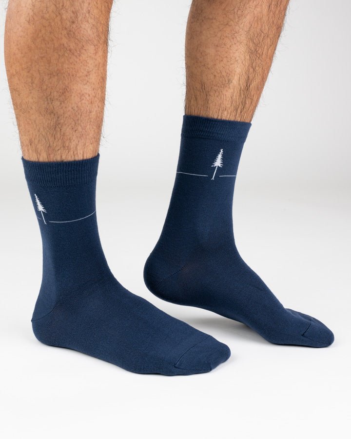 TreeSocks Standard Single - Navy - SOCKS - NIKIN